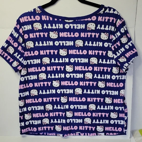 Hello Kitty Kids Tee - Navy and Pink - Picture 2 of 6